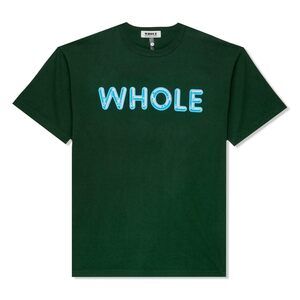 Whole Whole Chrome Logo T-Shirt Forest Green SM
